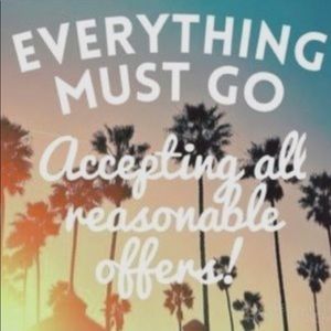 Must clear out my closet ASAP